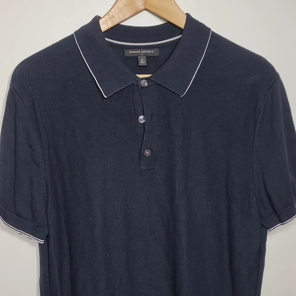 Banana Republic Navy Polo Shirt
